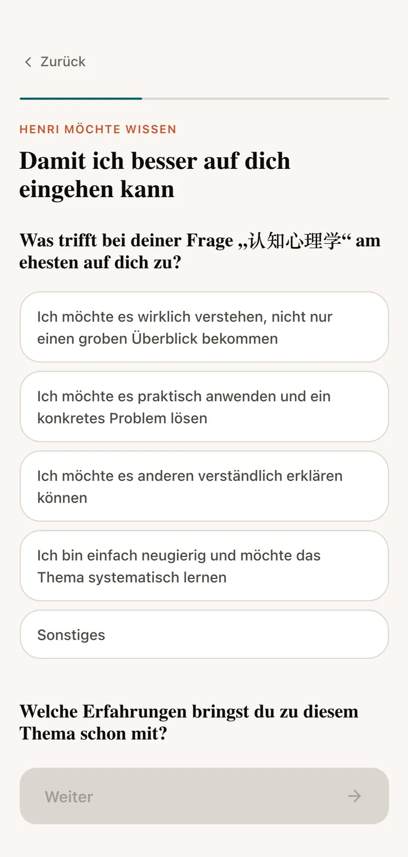 Passt sich dir an