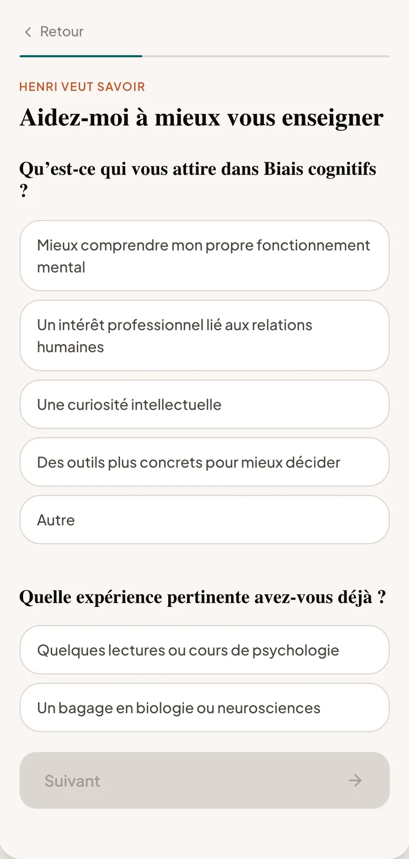 Personnalisé