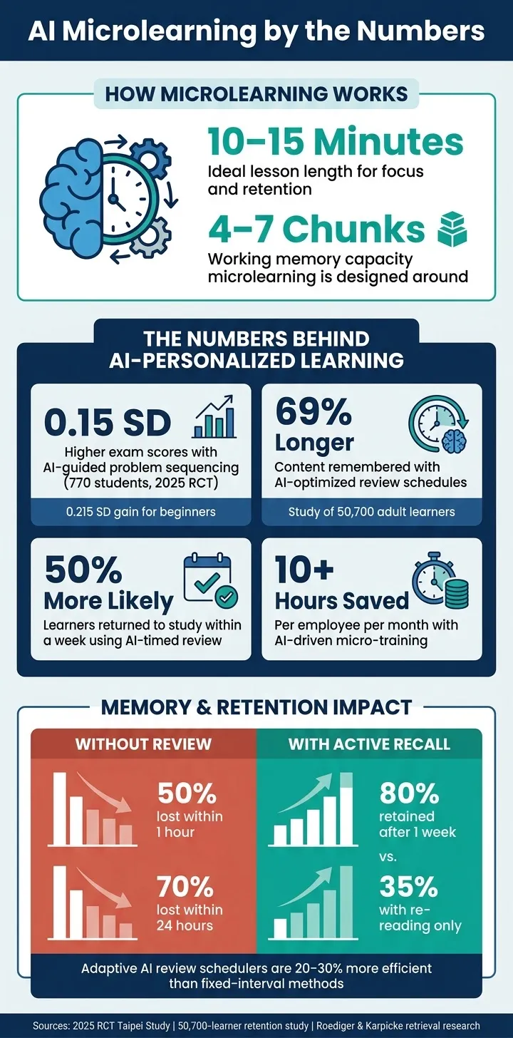 AI Microlearning by the Numbers: Key Stats & Benefits