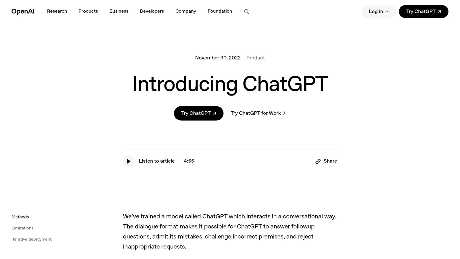 ChatGPT Study Mode website screenshot