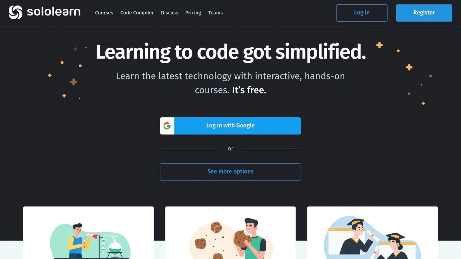 SoloLearn website screenshot