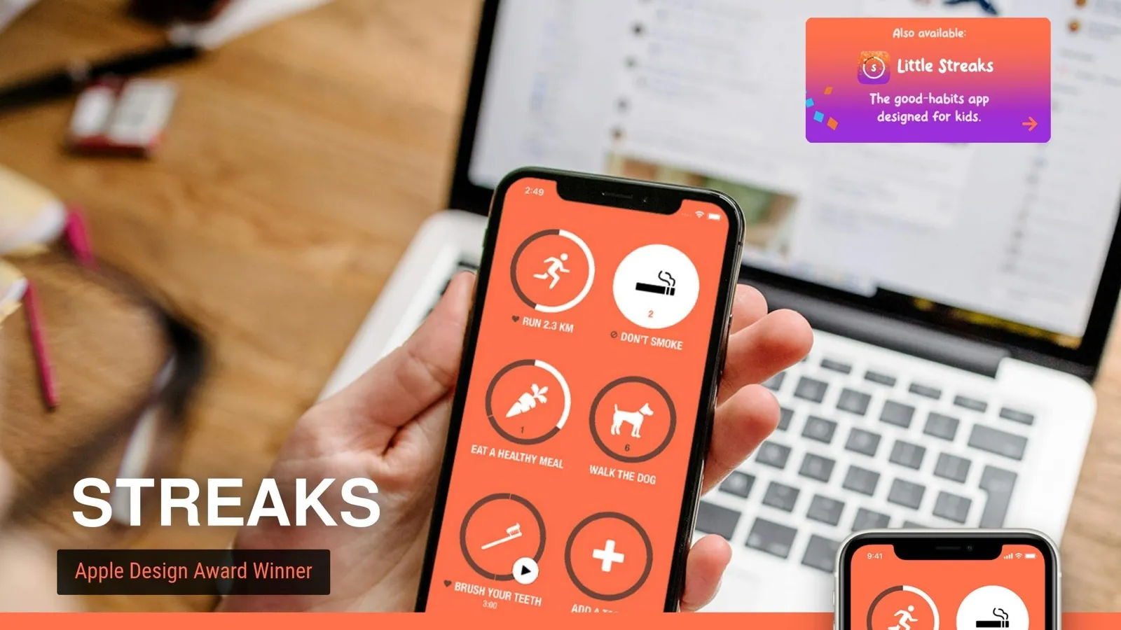 Streaks website screenshot